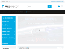 Tablet Screenshot of freemascot.com